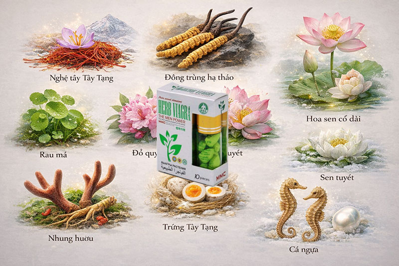 Sung mãn từ tối đến đêm: Herb Viagra - Hiệu quả vượt mong đợi